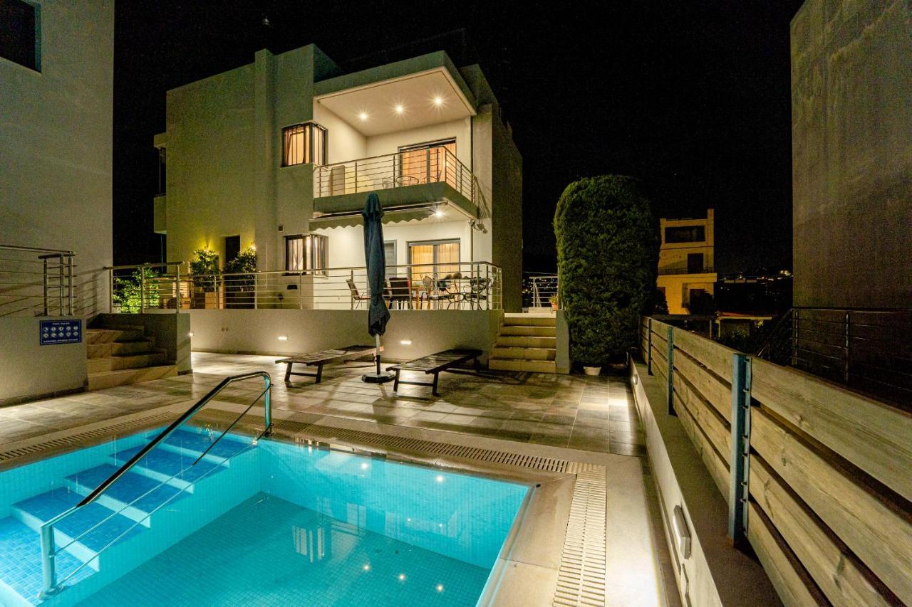 Villa The Palm, Beach & Airport Closeby - Pool Pórto Ráfti Exterior foto